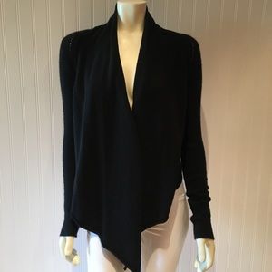 Inhabit Black Cashmere Cardigan size Small